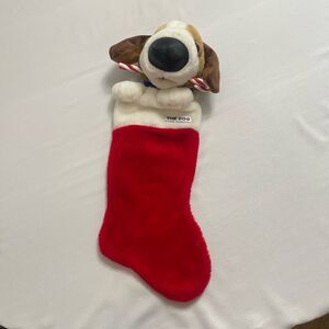 Kurt S. Adler The Dog Beagle Christmas Stocking 20" RARE ARTLIST COLLECTION